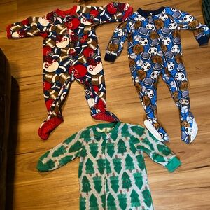 Carter's Kids Festive Pajama Set - Red, Blue, Green